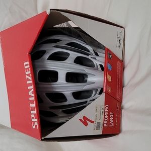 Specialized bike helmet. New in box. Size large. White
